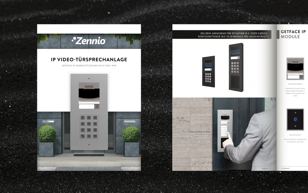 Neue Broschüre ab 2022 IP VideoTürsprechanlage Zennio Deutschland